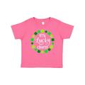 Inktastic Little Lucky Charm with Four-Leaf Clovers Boys or Girls Baby T-Shirt