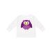 Inktastic Purple Owl Bird Boys or Girls Long Sleeve Toddler T-Shirt