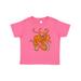 Inktastic Giant Orange Octopus Eating Ice Cream Boys or Girls Baby T-Shirt