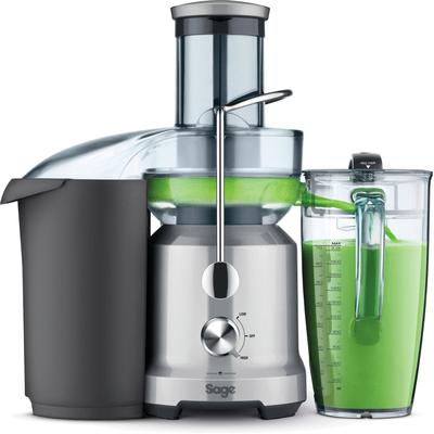 SAGE Entsafter "the Nutri Juicer Cold, SJE430SIL2", silber (silberfarben), B:20,4cm H:37,1cm T:42cm, Entsafter