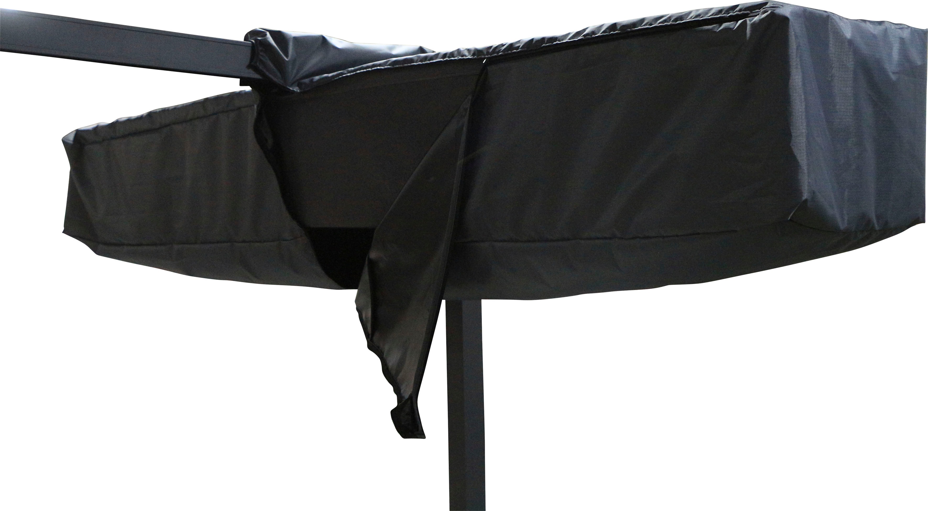 Schutzdach SIENA GARDEN, grau (anthrazit), B:43cm L:252cm, Polyester, Markisenschutzdächer Image
