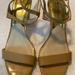 Michael Kors Shoes | Almost Brand New High Quality Heels By Michael Kors - Size 9 M - Heel Height 3 “ | Color: Tan | Size: 9 M