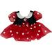 Disney Dresses | Disney Store Costume Girls Minnie Mouse Dress Sequin 18m | Color: Black/Red | Size: 12-18mb