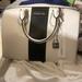 Michael Kors Bags | Lux Lady’s Designer Leather Satchel. Unused. L 11 1/4”; W 6 1/4”; H 8 1/4”’ | Color: Blue/White | Size: Os