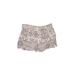 Forever 21 Shorts: Tan Floral Bottoms - Women's Size Small