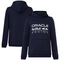 "Sweat à capuche avec logo Oracle Red Bull Racing - Marine - Enfant - Homme Taille: JXL"