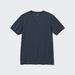 Men's Supima® Cotton V-Neck Short-Sleeve T-Shirt | Navy | 2XS | UNIQLO US