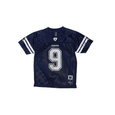 Cowboys Authentic Apparel Short Sleeve Jersey: Blue Print Sporting & Activewear - Size 8
