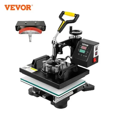 VEVOR-Machine de presse à chaud 2 en 1 contrôle de la fierté numérique Swing-Away imprimante à