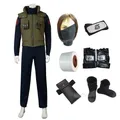 Ensemble complet de olympiques de cosplay Anime Hatake Kakashi pour enfants et hommes chemise en