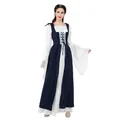 Robe deux pièces à manches longues pour femmes style Boho Vintage style oriental Patchwork robe