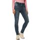 STREET ONE Damen A375883 Jeanshose Slim, deep Blue Black wash, W33/L32