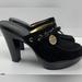 Coach Shoes | Coach Jodey Black Suede Mule Size 9 - New | Color: Black | Size: 9