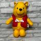Disney Toys | Disney Winnie The Pooh Bear Plush Stuffed Toy Wearing Red Life Jacket 12" | Color: Red/Yellow | Size: Os