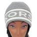 Michael Kors Accessories | Michael Kors Womens Os Beanie Hat Gray Spell Out Acrylic Logo Knit Winter Euc | Color: Gray/Silver | Size: Os