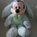 Disney Toys | Disney Easter Bunny Mickey Mouse Plush Stuffed Toy Blue With Green Gingham 14” | Color: Blue | Size: 14"