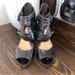 Coach Shoes | Coach Leather Heels Size 7 | Color: Black | Size: 7