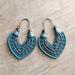 Anthropologie Jewelry | Blue Copper Turquoise Earrings | Color: Blue/Brown | Size: Os