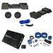 Dual 10 Sub Enclosure+Subs+Amp+Kit For 01-16 Chevy Avalanche/Cadillac Escalade