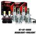 6X H7 H7 Led Headlight Hi/Lo Beam 9006/9145 Fog Light Bulbs Kit White Combo