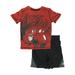 Jumping Beans Active Toddler Boys Blaze Outfit Red Shirt & Shorts Set