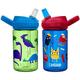 Camelbak 2 Eddy+ Kids Straw Bottles - Dinosaurs & Skater/Twin Pack Children Child Boy Girl Junior Infant Flask Drink Water Juice Cup BPA Free Non Leak Spill School Safe Reusable Eco Friendly