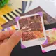 408 pièces/4 ensemble Simple & pratique coloré coin papier autocollants pour photos Albums Photo
