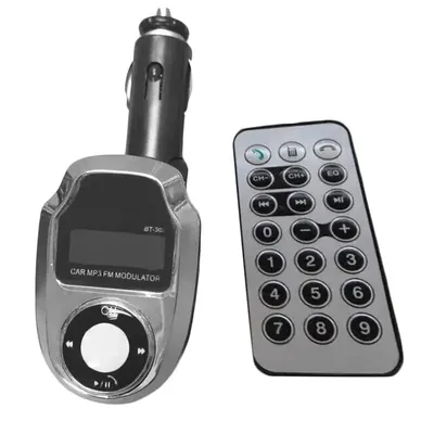 Kit de lecteur MP3 LCD sans fil pour voiture 1 ensemble modulateur transmetteur FM mains libres
