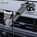 KISSCASE-Support magnétique de téléphone portable pour voiture ventouse 360 pour iPhone Samsung