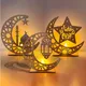 Bougie de décoration musulmane Ramadan Kareem lumières LED Eid Mubarak pour la maison Eid