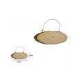 Trade Shop Traesio - Trade Shop - Disco Legno Naturale Base Tronco Decorativa Ornamento Da