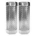 2 PCS Smoker Tube 6 Inch Smoker Tube for Grill Stainless Steel Barbecue Accessory for Charcoal Grills