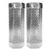 2 PCS Smoker Tube 6 Inch Smoker Tube for Grill Stainless Steel Barbecue Accessory for Charcoal Grills