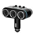 1x Dual USB Car Charger Power Adapter Cigarette Lighter Socket Splitter