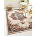Rugs.com Eden Collection Rug â€“ 4 x 6 Cream Medium Rug Perfect For Entryways Kitchens Breakfast Nooks Accent Pieces