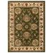 Well Woven Vanguard Oriental Border Classic Traditional Floral Persian Thick Red Black Light Blue Area Rug - 5 3 x 7 3