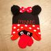 Disney Accessories | Disney Minnie Hat/Mitten Set | Color: Black/Red | Size: 2t-5t