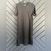 Madewell Dresses | Euc Madewell Short Sleeve Midi T-Shirt Dress | Color: Black | Size: M