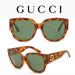 Gucci Accessories | New Gucci Havana Gucci Sunglasses Gg0142sa 002 Gucci Women's Eyewear Gucci | Color: Brown/Green | Size: Os