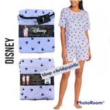 Disney Intimates & Sleepwear | Minnie Mouse Disney Womens’ Shorts Pj / Lounge Set | Color: Purple | Size: Various