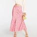 J. Crew Skirts | J.Crew Flare Slip Skirt In Dandelion Swirl-Bi741-Antique White Pink-Nwt | Color: Pink/White | Size: Xs