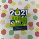 Disney Accessories | 2021 Disneyland Kermit Muppets Disney Parks Disney Pin | Color: Blue/Green | Size: Os