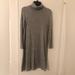 American Eagle Outfitters Dresses | American Eagle Outfitters Gray Turtleneck Dress | Color: Gray | Size: Xxs