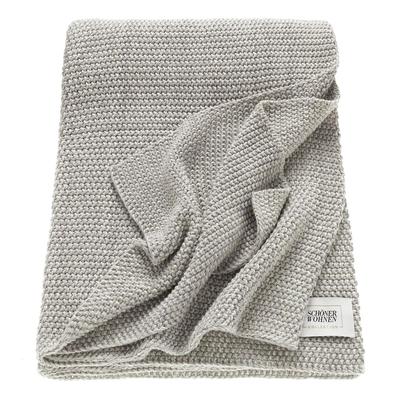 Schöner Wohnen Kollektion - Kuscheldecke MELANGE Decken & Kissen 1 ct Silber