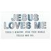 Dicksons Inc Jesus Loves Me | 5 H x 2.75 W x 0.063 D in | Wayfair MAG-1019