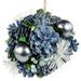 Northlight Seasonal 5.5" Blue Pinecone & Pine Needle Christmas Ball Ornament Wood in Blue/Brown/Green | 5.5 H x 5.5 W x 5.5 D in | Wayfair