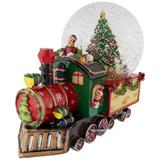 Northlight Seasonal 8" Children Christmas Train Musical Snow Globe Resin | 7 H x 8 W x 5 D in | Wayfair NORTHLIGHT PM94072