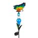 Plow & Hearth Garden Stake Glass, Metal in Blue | 36 H x 7.48 W x 3.15 D in | Wayfair 57294 BL