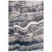 Blue/White 120 x 96 x 0.79 in Area Rug - Ivy Bronx Devoria 112 Area Rug In Light Beige/Blue | 120 H x 96 W x 0.79 D in | Wayfair