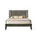 Red Barrel Studio® Martha Slatted Headboard Standard Bed Upholstered/Faux leather in Brown | 50 H x 80 W x 84 D in | Wayfair